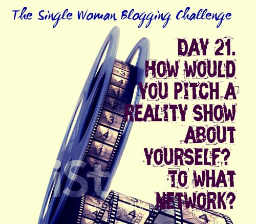 Day 21. How would you pitch a reality show about yourself? To what&nbsp;network?